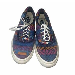 Vans Off The Wall Skateboard Shoes Sneakers Unisex Aztec Inca W/7 Us M/5.5 Us